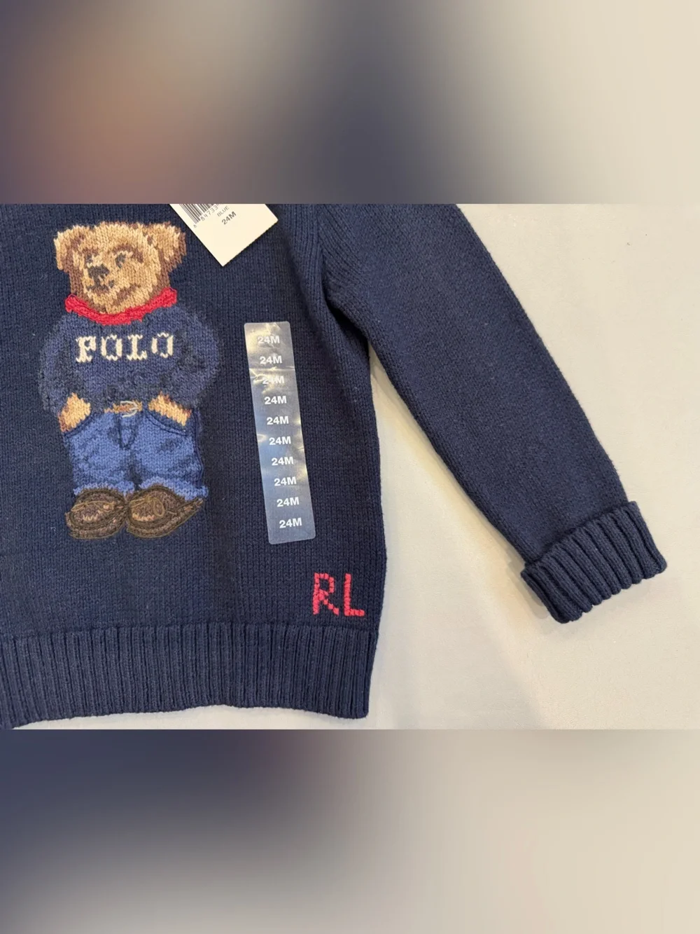 Ralph Lauren Winter Bear Sweater (24 Month)